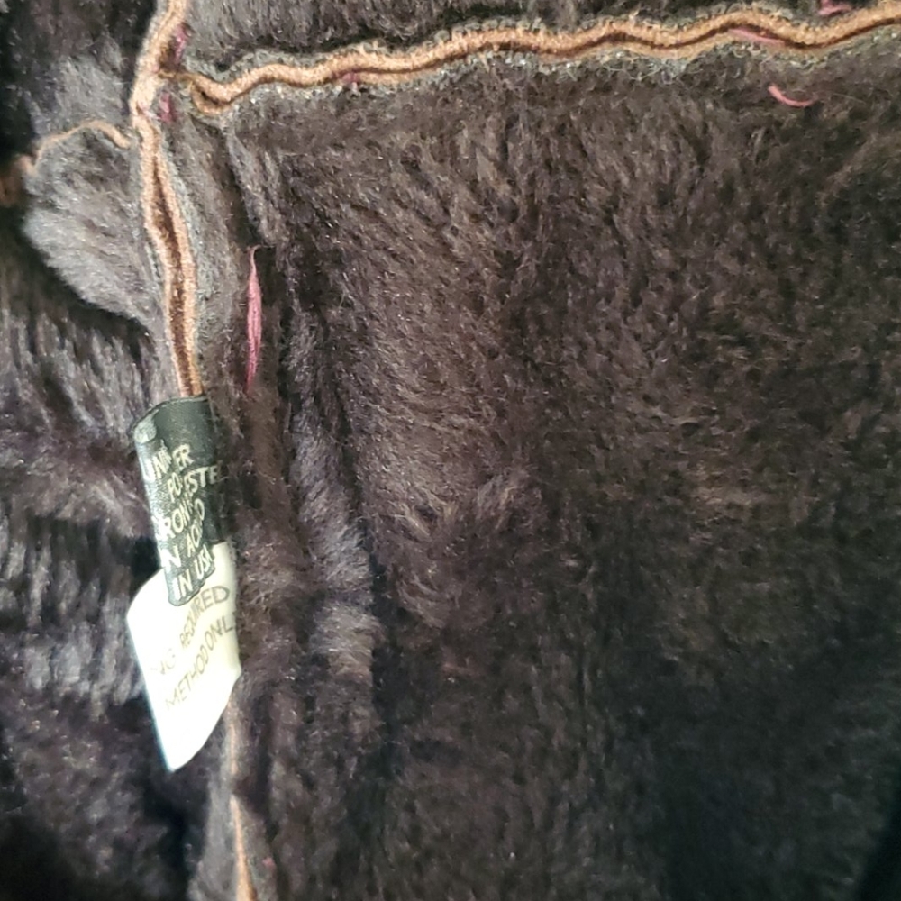 Rare Genuine Leather Made in Argentina Vintage Suede Coat with WPL# - Picture 15 of 15
